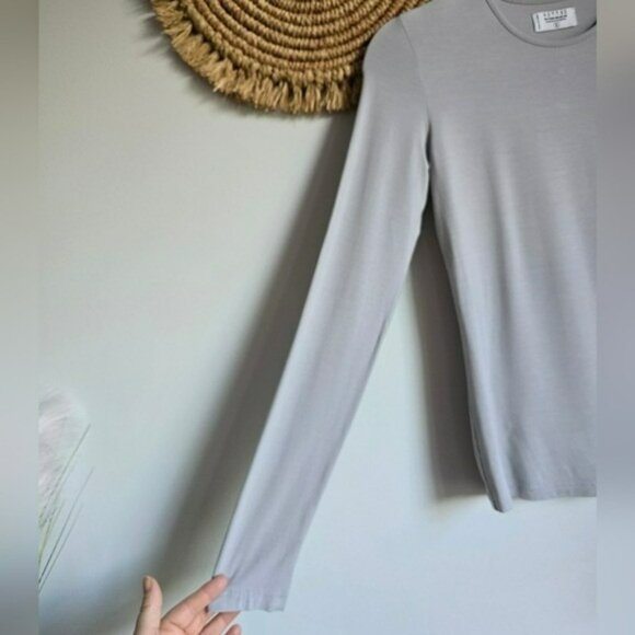 Mott50, New, Caroline Pearl Gray UPF 50 Long Sleeve Crew Sun Shirt Size Small - Picture 4 of 10